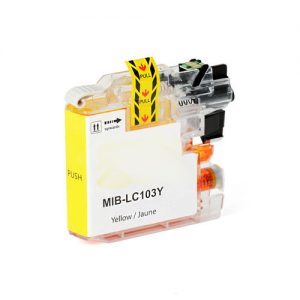 Brother LC103Y Compatible Yellow Ink Cartridge High Yield
