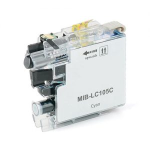 Brother LC105C Compatible Cyan Ink Cartridge High Yield