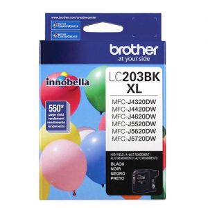 Brother LC203BK Original Black Ink Cartridge High Yield