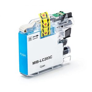 Brother LC203C Compatible Cyan Ink Cartridge High Yield