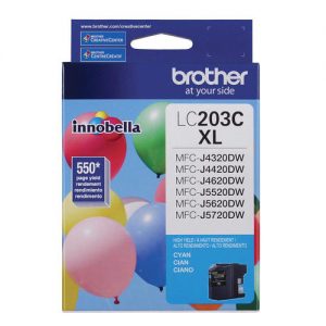 Brother LC203C Original Cyan Ink Cartridge High Yield