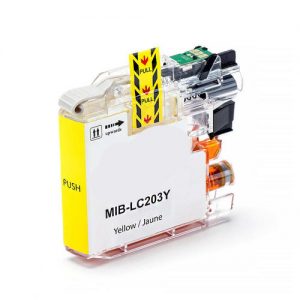 Brother LC203Y Compatible Yellow Ink Cartridge High Yield