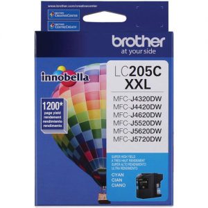 Brother LC205C Original Cyan Ink Cartridge Extra High Yield