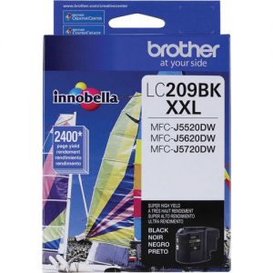 Brother LC209BK Original Black Ink Cartridge Extra High Yield