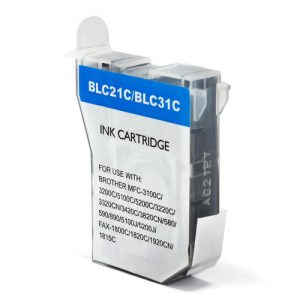 Brother LC21C Compatible Cyan Ink Cartridge