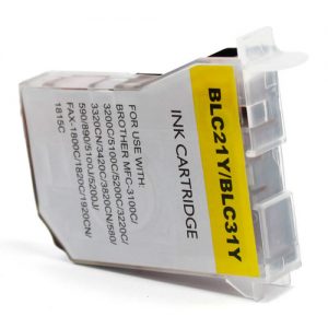Brother LC21Y Compatible Yellow Ink Cartridge