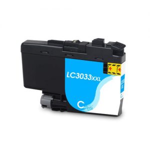 Brother LC3033C Compatible Cyan Ink Cartridge Extra High Yield 1500 Pages