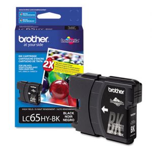 Brother LC65BK Original Black Ink Cartridge High Yield