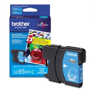 Brother LC65C Original Cyan Ink Cartridge High Yield