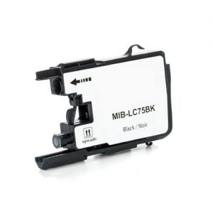 Brother LC75BK Compatible Black Ink Cartridge High Yield