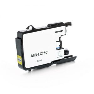 Brother LC75C Compatible Cyan Ink Cartridge High Yield