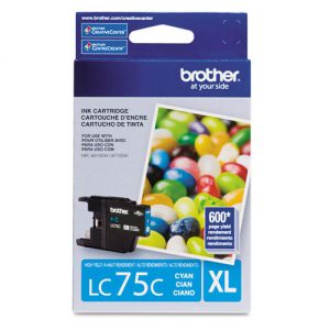 Brother LC75C Original Cyan Ink Cartridge High Yield