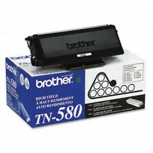 Brother TN580 Original Black Toner Cartridge High Yield