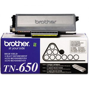 Brother TN650 Original Black Toner Cartridge High Yield