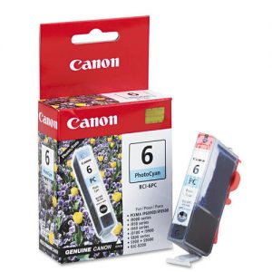 Canon BCI-6PC Original Photo Cyan Ink Cartridge (4709A003)