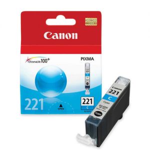 Canon CLI-221C Original Cyan Ink Cartridge (2947B001)