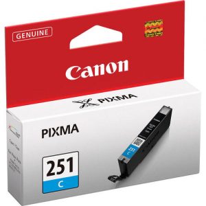Canon CLI-251C Original Cyan Ink Cartridge (6514B001)