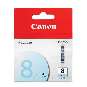 Canon CLI-8PC Original Photo Cyan Ink Cartridge (0624B002)