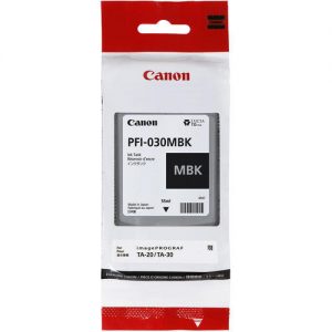 Canon PFI-030MBK Original Matte Black Ink Cartridge (3488C001AA)