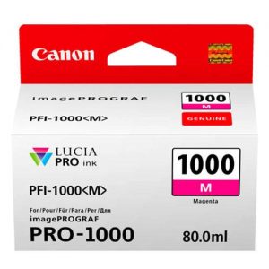 Canon PFI-1000M Original Magenta Ink Cartridge (0548C002)