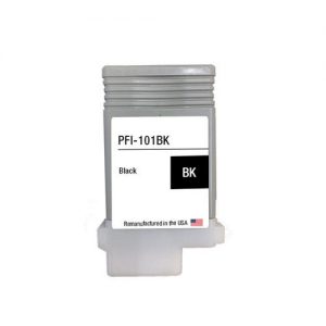 Canon PFI-101BK Remanufactured Black Ink Cartridge