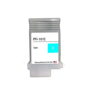 Canon PFI-101C Remanufactured Cyan Ink Cartridge (0884B001)