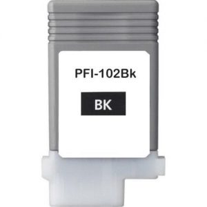 Canon PFI-102BK Compatible Black Ink Cartridge (0895B001)
