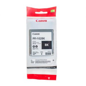 Canon PFI-102BK Original Black Ink Cartridge (0895B001)