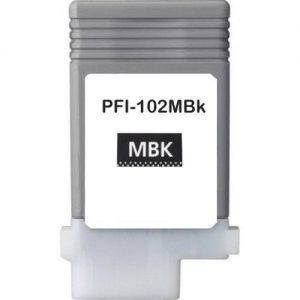Canon PFI-102MBK Compatible Matte Black Ink Cartridge (0894B001)