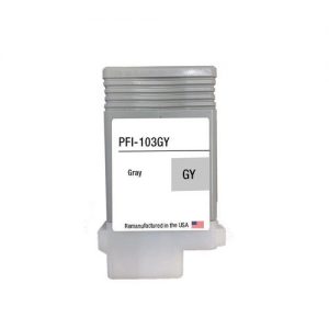 Canon PFI-103GY Remanufactured Gray Ink Cartridge (2213B001AA)