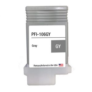 Canon PFI-106GY Remanufactured Grey Ink Cartridge (6630B001AA)