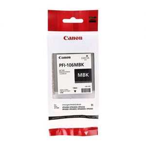 Canon PFI-106MBK Original Matte Black Ink Cartridge (6620B001AA)