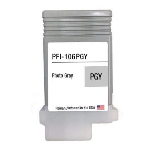 Canon PFI-106PGY Remanufactured Photo Grey Ink Cartridge (6631B001AA)