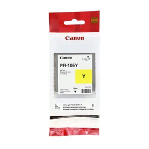 Canon PFI-106Y Original Yellow Ink Cartridge (6624B001AA)