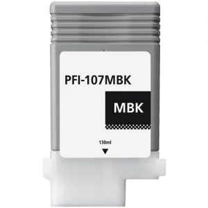 Canon PFI-107MBK Compatible Matte Black Ink Cartridge (6704B001AA)