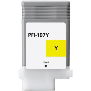 Canon PFI-107Y Compatible Yellow Ink Cartridge (6708B001AA)