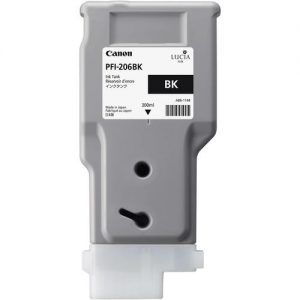 Canon PFI-206BK Original Black Ink Cartridge (5303B001AA)