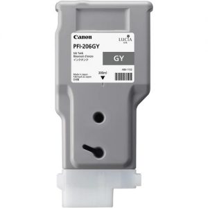 Canon PFI-206GY Original Gray Ink Cartridge (5312B001AA)