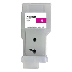 Canon PFI-206M Remanufactured Magenta Ink Cartridge (5305B001AA)