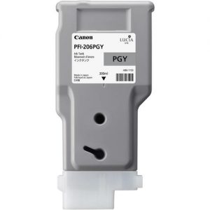 Canon PFI-206PGY Original Photo Gray Ink Cartridge (5313B001AA)