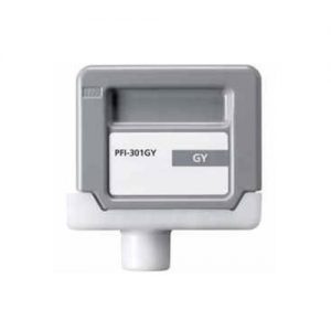Canon PFI-301GY Compatible Pigment Gray Ink Cartridge (1495B001AA)