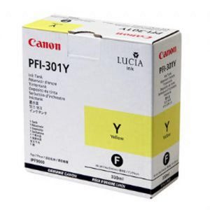 Canon PFI-301Y Original Pigment Yellow Ink Cartridge (1489B001AA)