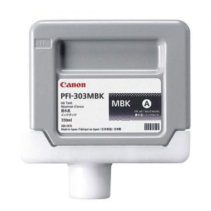 Canon PFI-303MBK Original Matte Black Ink Cartridge (2957B001AA)