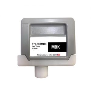 Canon PFI-303MBK Remanufactured Matte Black Ink Cartridge (2957B001AA)