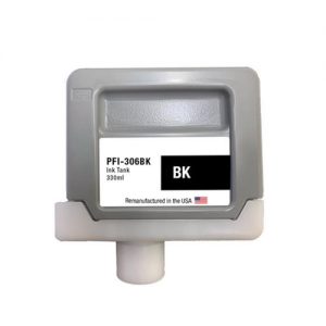 Canon PFI-306BK Remanufactured Black Ink Cartridge (6657B001AA)