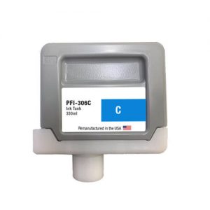 Canon PFI-306C Remanufactured Cyan Ink Cartridge (6658B001AA)