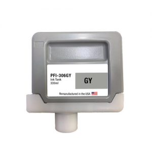 Canon PFI-306GY Remanufactured Gray Ink Cartridge (6666B001AA)
