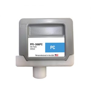 Canon PFI-306PC Remanufactured Photo Cyan Ink Cartridge (6661B001AA)