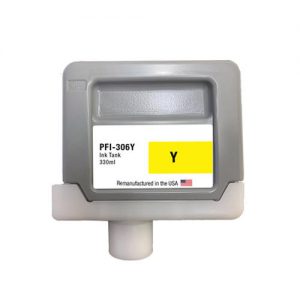 Canon PFI-306Y Remanufactured Yellow Ink Cartridge (6660B001AA)