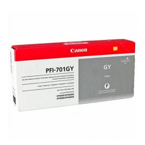 Canon PFI-701GY Original Grey Ink Cartridge High Yield (0909B001)